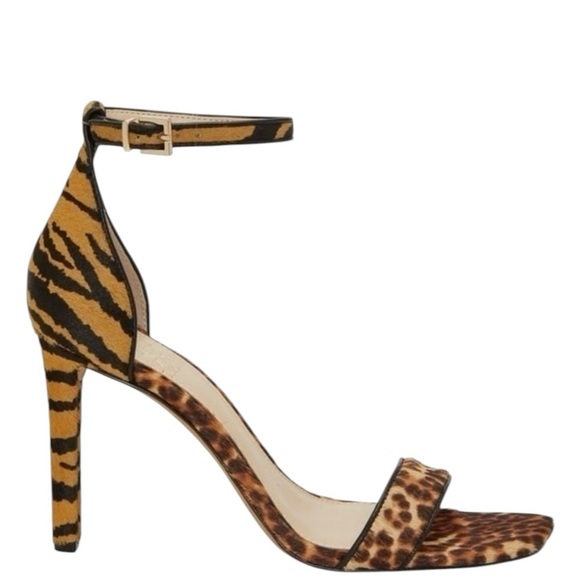 Vince Camuto Lauralie Leopard Animal Print  Mob Wife Stiletto Heels Size 7 - Picture 2 of 10